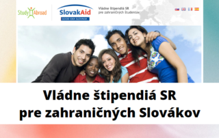 Vládne štipendiá SR pre zahraničných Slovákov