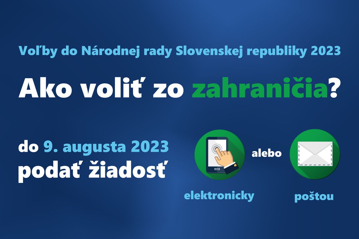 Postup ako voliť zo zahraničia
