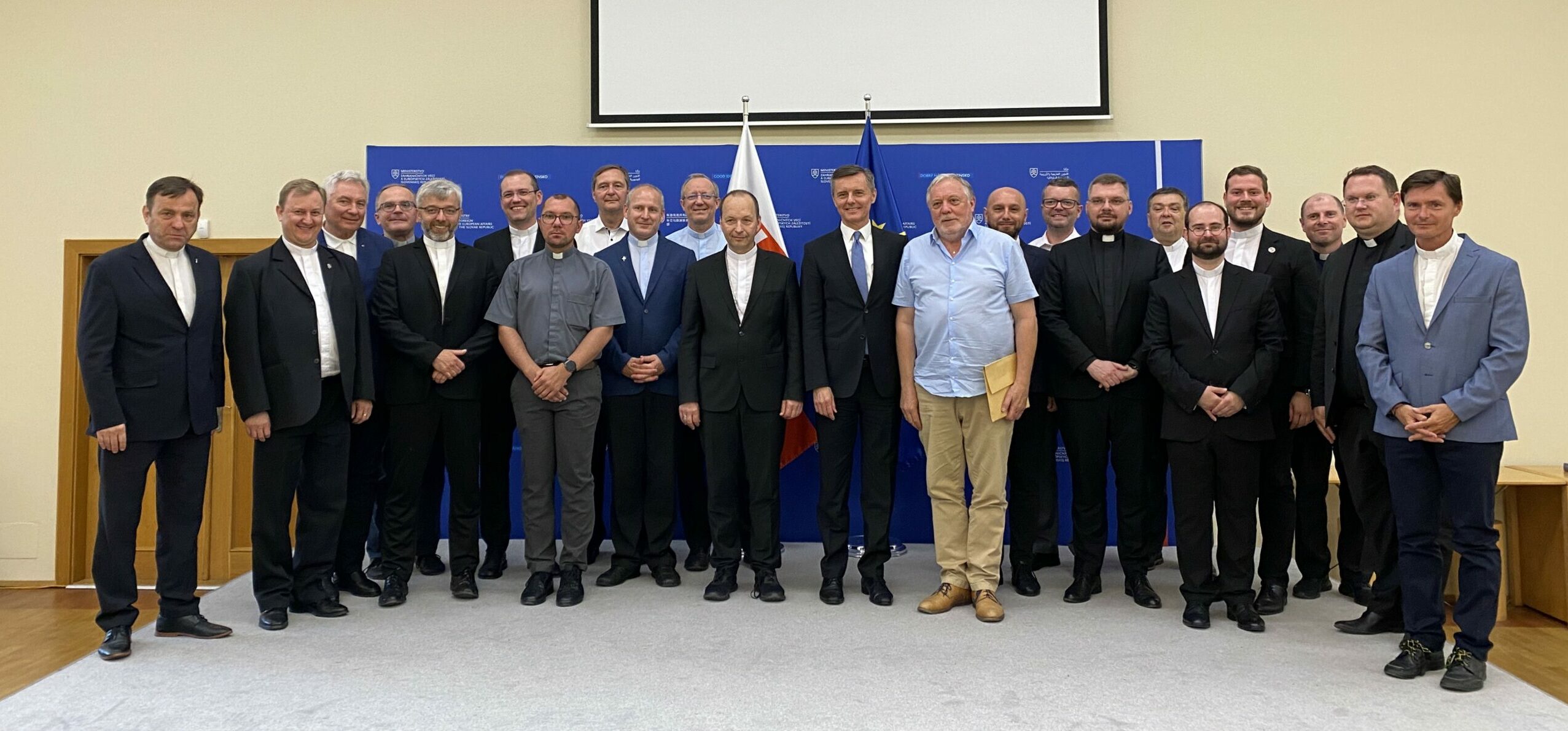Vedenie ÚSŽZ na stretnutí so správcami slovenských katolíckych misií