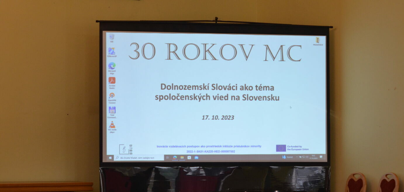 30 rokov Metodického centra pre Slovákov žijúcich v zahraničí