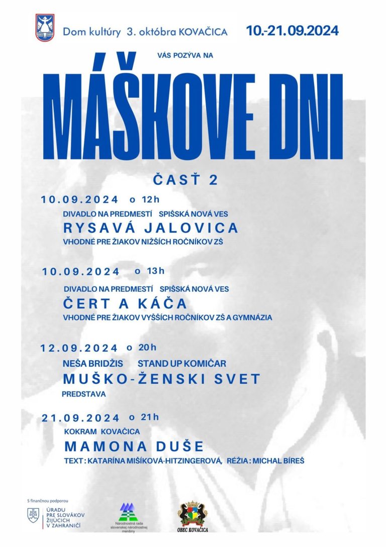 program Maskove dni