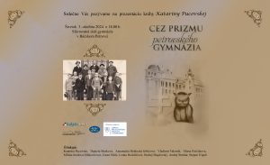 Cez prizmu petrovského gymnázia - pozvánka na krst knihy