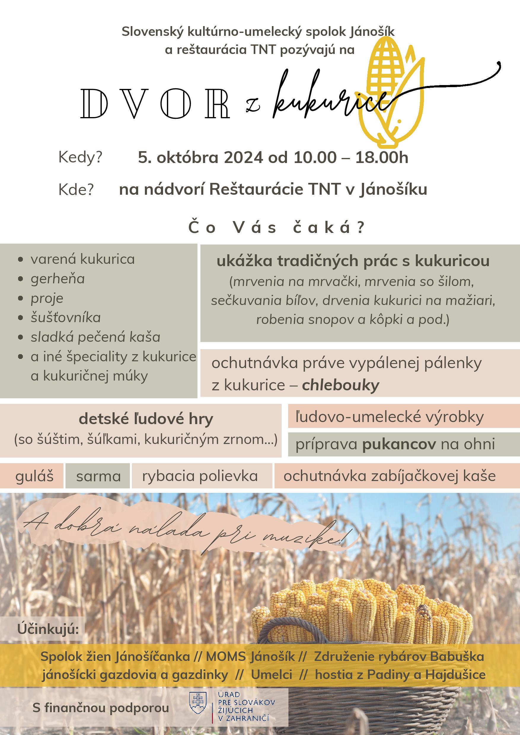 Plagat poduajtia Dvor z kukurice 2024