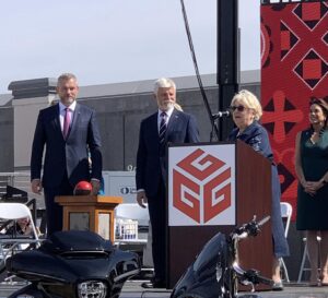 Slávnostné odhalenie orloja za účasti prezidentov Slovenskej a Českej republiky