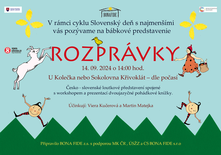 pozvánka na predstavenie Rozprávky