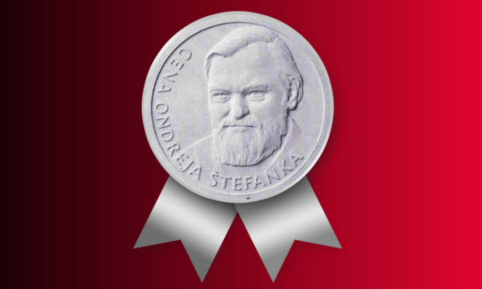 Medaila - cena Ondreja Štefanka