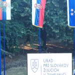 Logo úradu a vlajky - Chorvátsko, Slovensko, EÚ