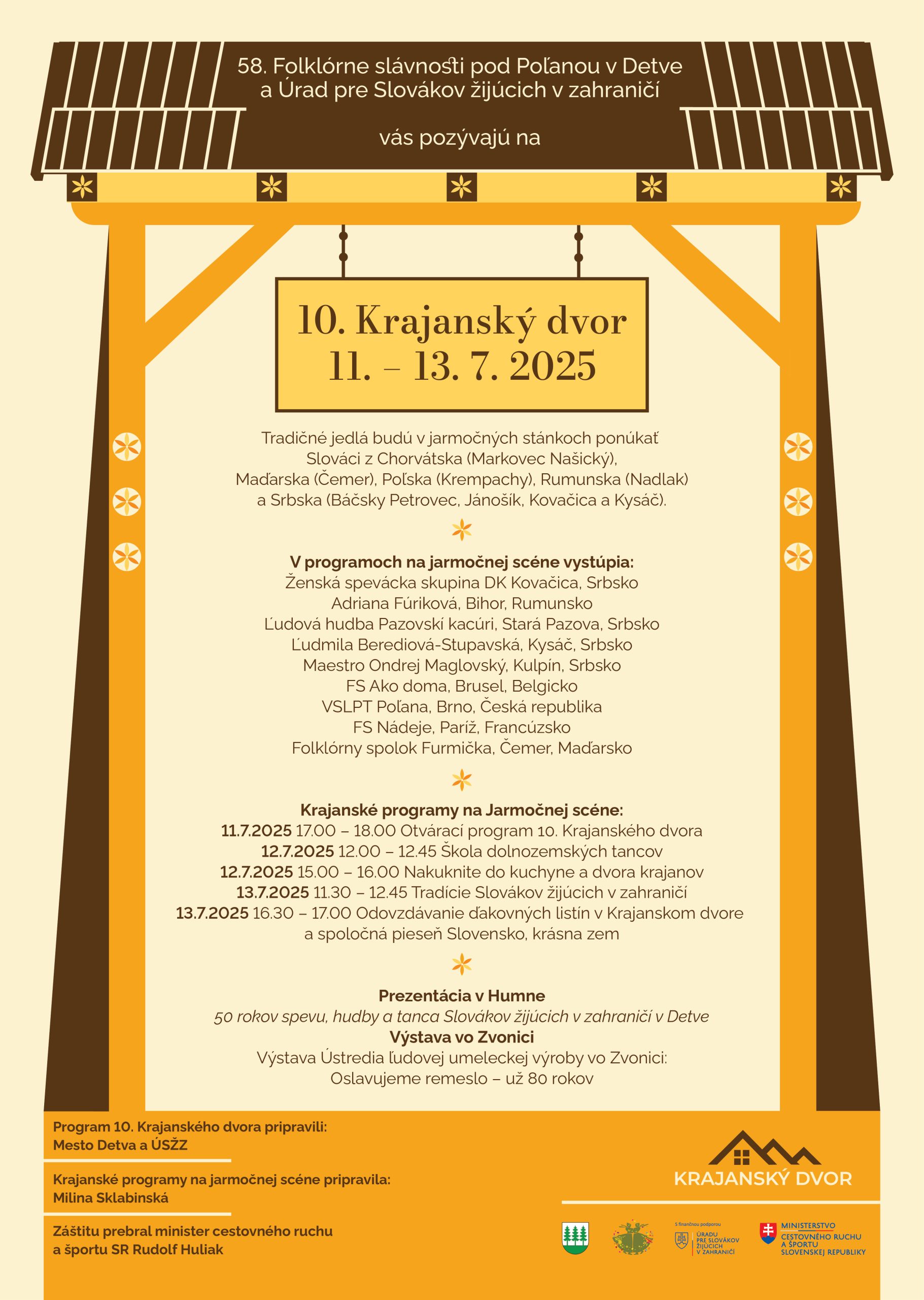 Plagát k podujatiu, info v texte