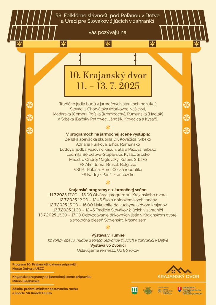 Plagát k podujatiu, info v texte