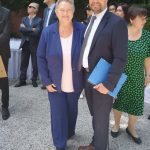 Predsedníčka a zástupca veľvyslanca SR Ješko na podujatí