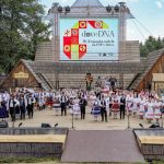 Krajanská nedeľa, exteriér, skupiny, tance, kroje
