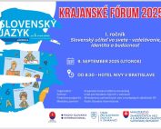 plagát, modré farby, postavičky detí, tematika vzdelávania
