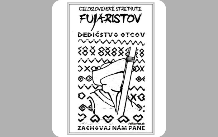 plagát, čiernobiela grafika fujaristu