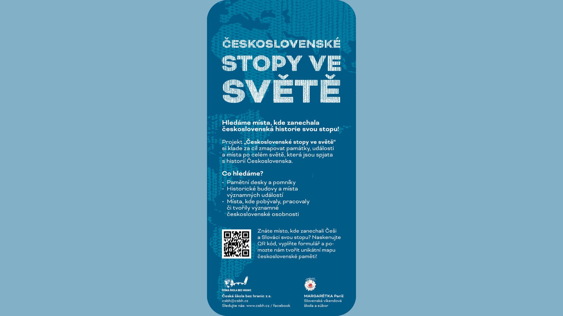 Plagát s info, ktoré je aj v článku, obsahuje aj qr kód