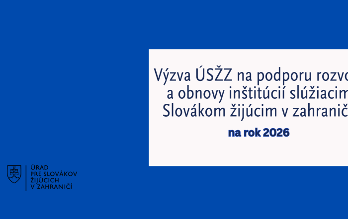 oznam s logom ÚSŽZ