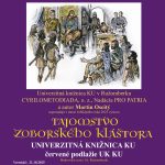 plagát k podujatiu, ilustrácia od M. Oscitého, fialové pozadie