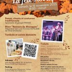 Plagát slovenske hody vo Francúzsku, jesenné farby