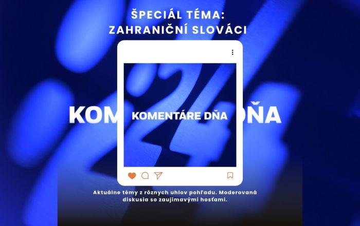 Účasť v TV - logo Komentárov dňa