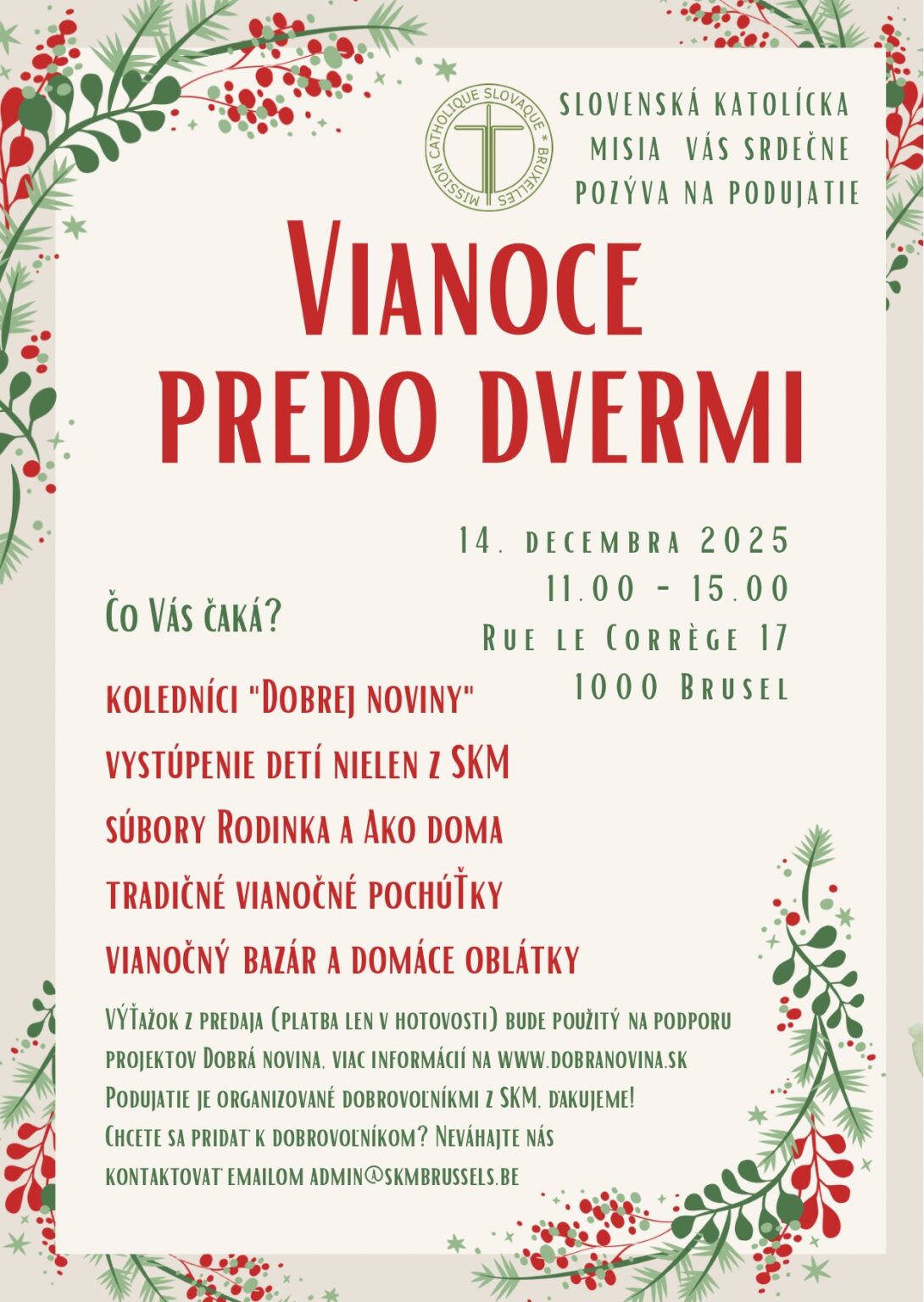 Plagát vianočné motívy