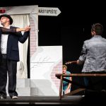 predstavenie, herci na pódiu