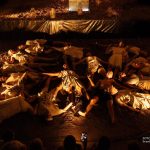 predstavenie, herci na pódiu