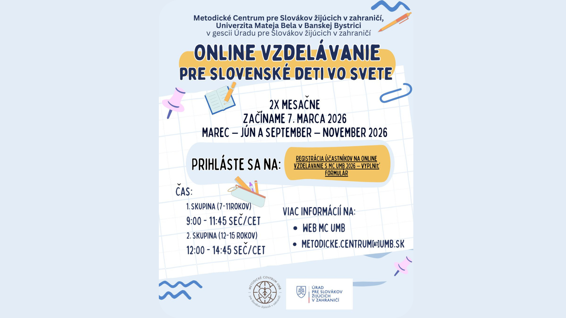 plagát, info v texte