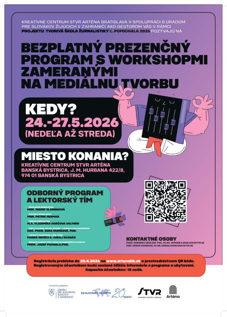 Plagát, info v texte