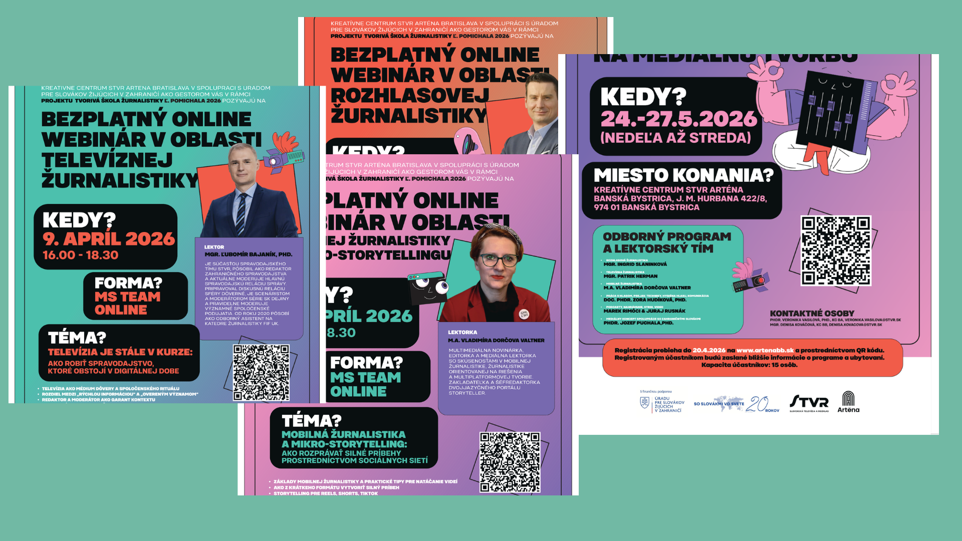 Plagáty k Tvorivej škole