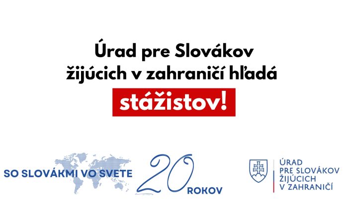 Úrad pre Slovákov žijúcich v zahraničí hľadá stážistov