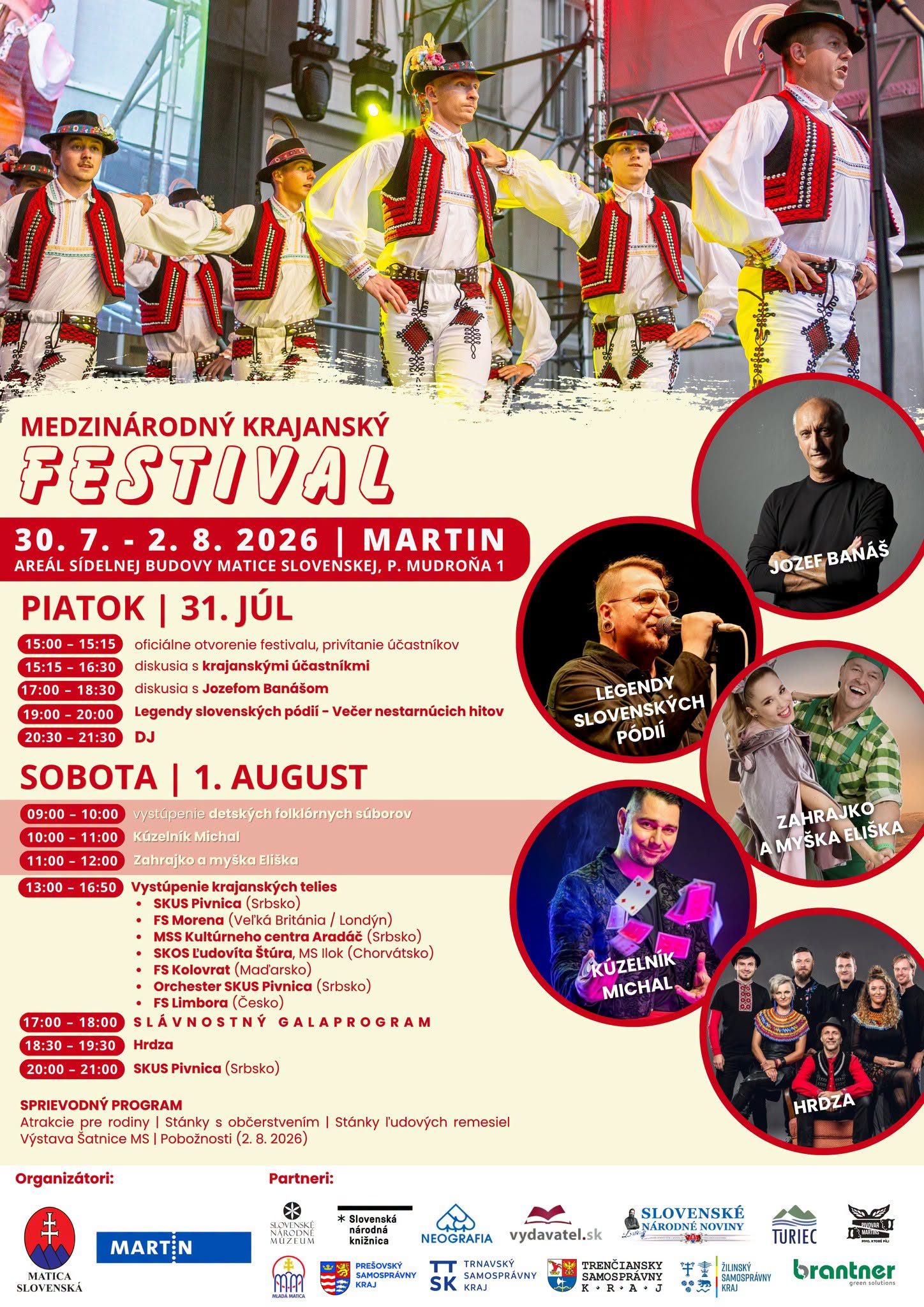 Krajanský festival Matice slovenskej - Pozvánka