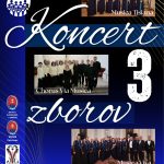 Koncert zborov plagát
