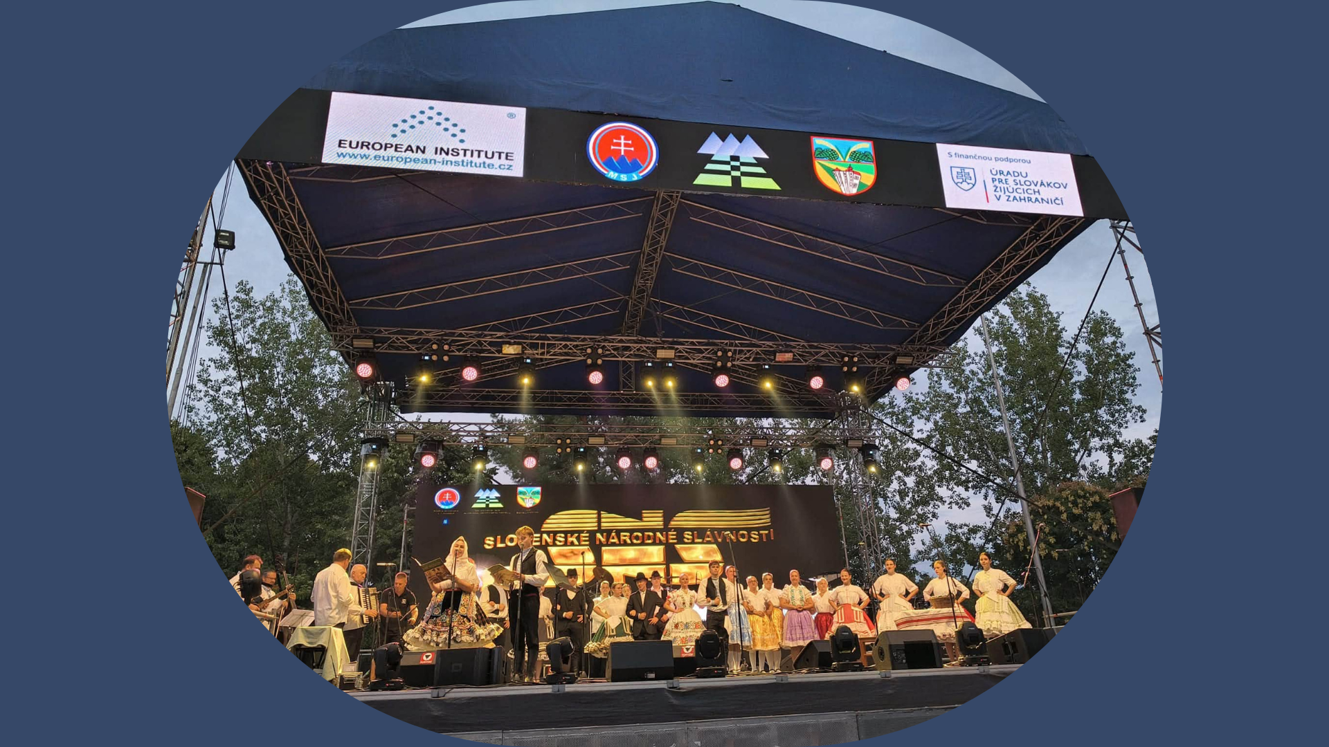 pohľad na pódium