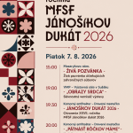 janosikov dukat 2026 program piatok, info aj v texte