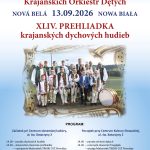 Plagát s fotkou folkloristov