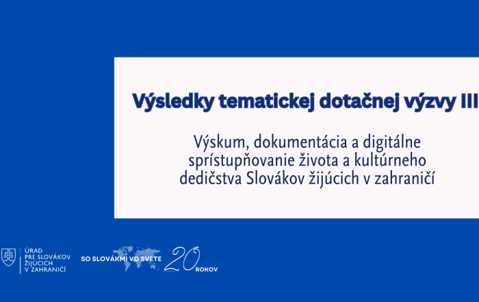 dekorácia k oznamu, nadpis, logo usžz a 20 rokov