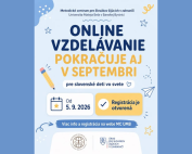 Plagát s temínom prvého stretnutia - 5. september, logo MC UMB a ÚSŽZ, výzva na pokračovanie