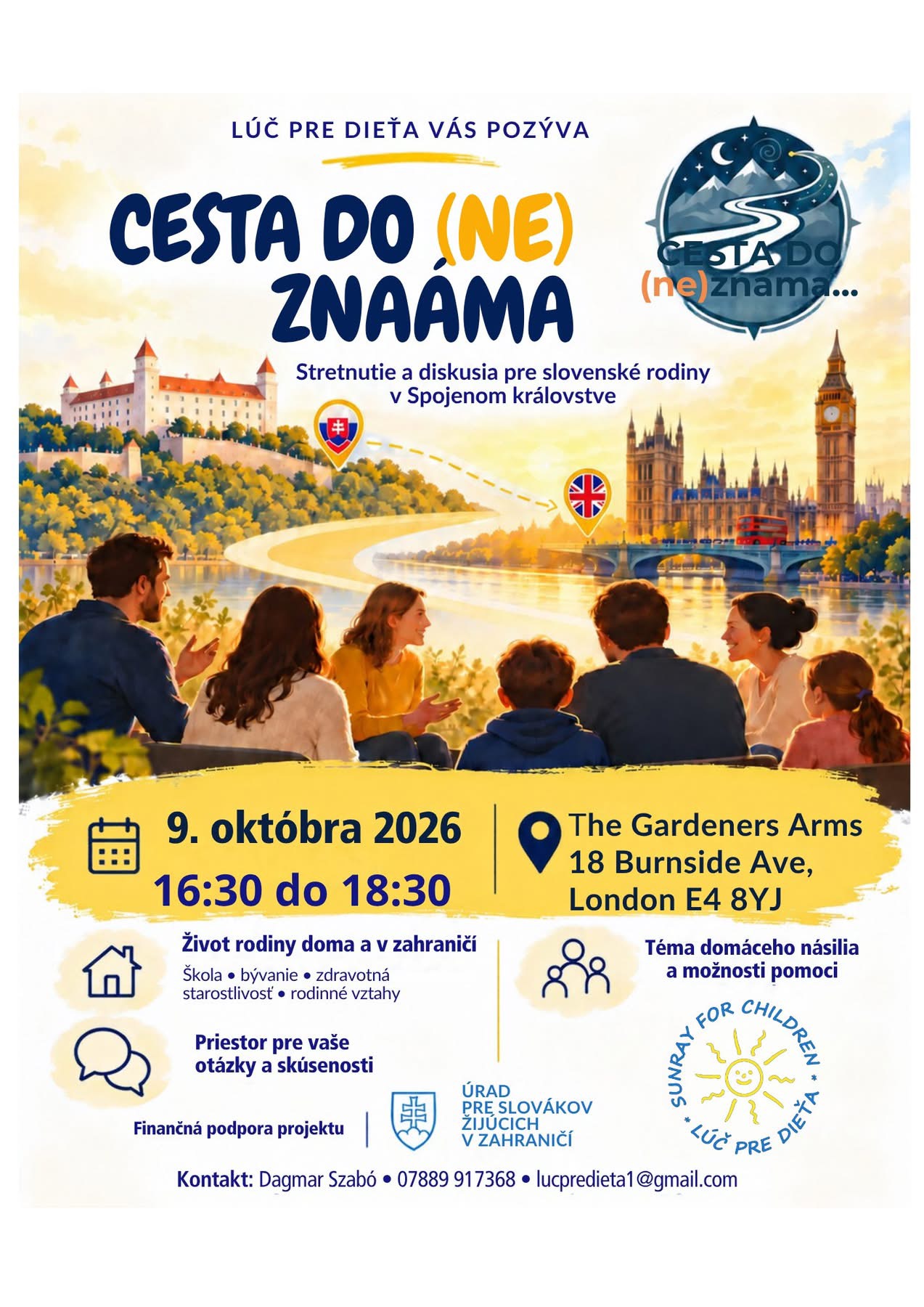Plagát, info v texte