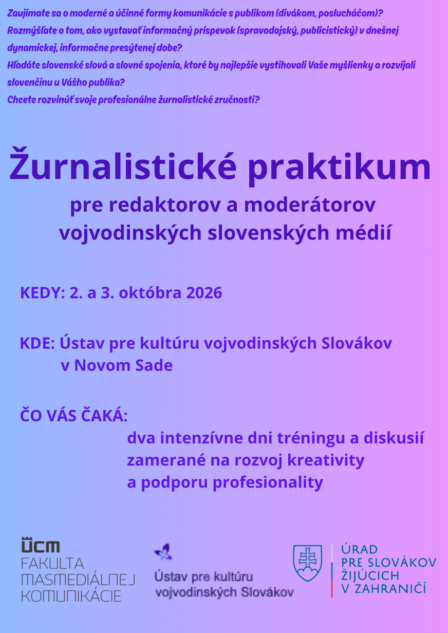 plagát, info v texte